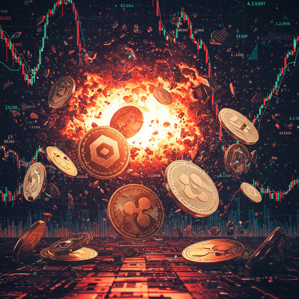 Crypto Market Plunge: Solana, Dogecoin, XRP Lead Losses